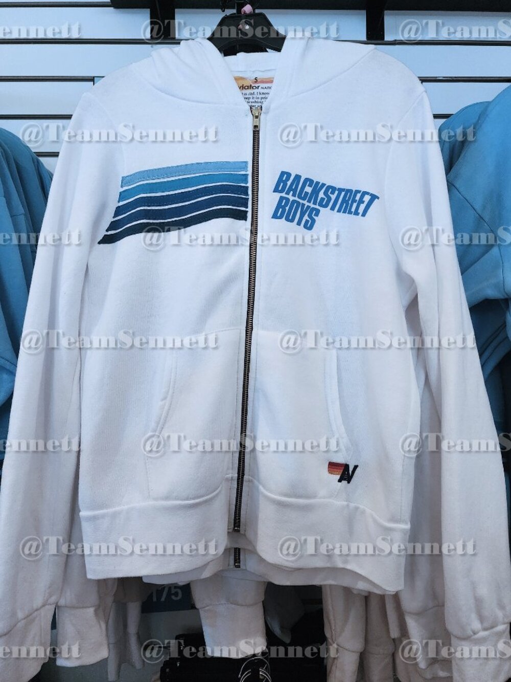 Aviator Nation x Backstreet Boys / White Zip Hoodie / Sphere Las Vegas 2026